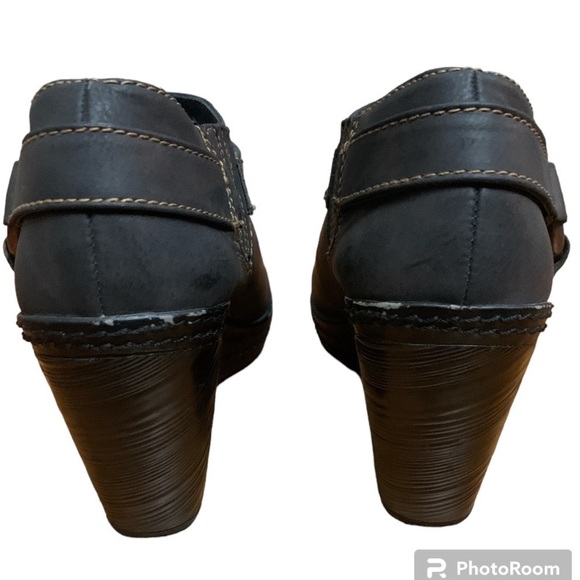 Dr Scholls Womens Blakely Ankle Boot Wedge Heel Black Y2K 90’s Size: 7.5 - Picture 7 of 9